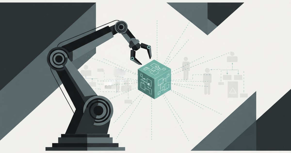 Editorial illustration for: **When AI Stops Assisting and Starts Owning Outcomes**