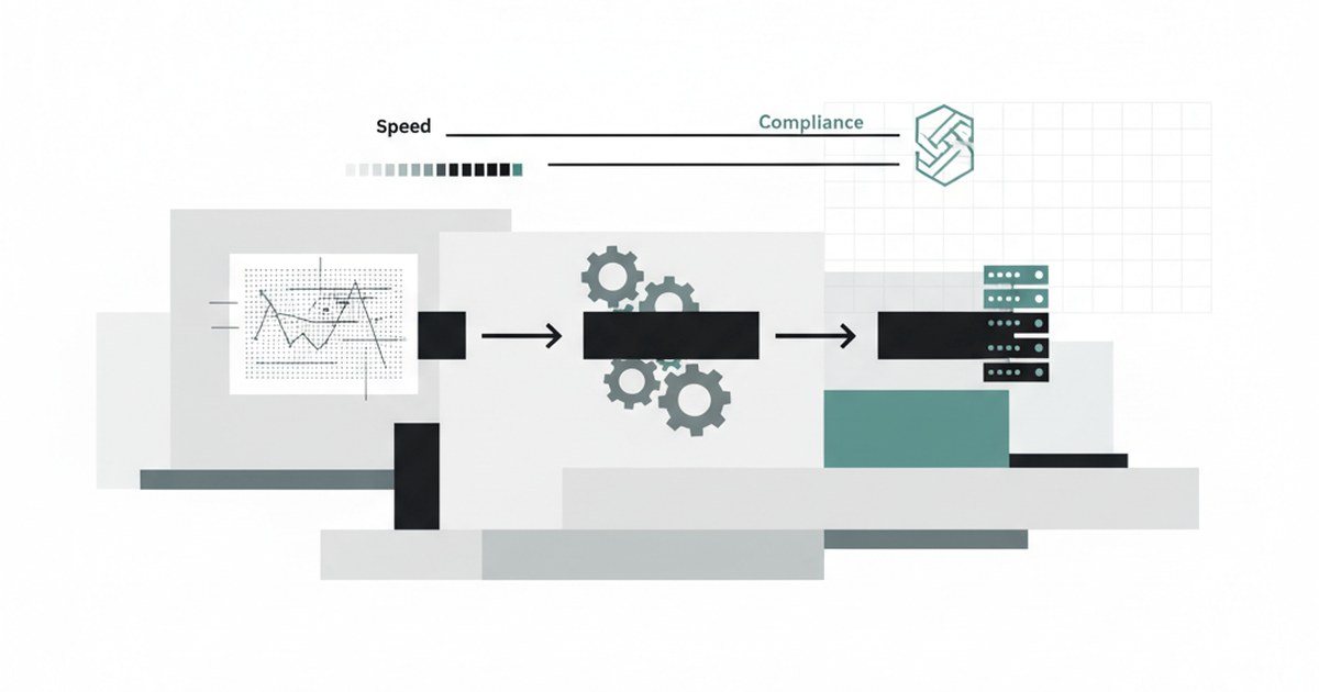Editorial illustration for: **Simplifying the Contract Lifecycle for Speed and Compliance**