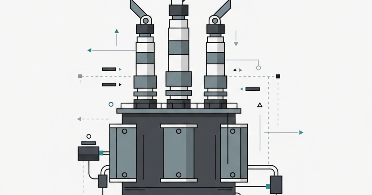 Editorial illustration for: **How Utilities Manage Long-Lead Transformers**