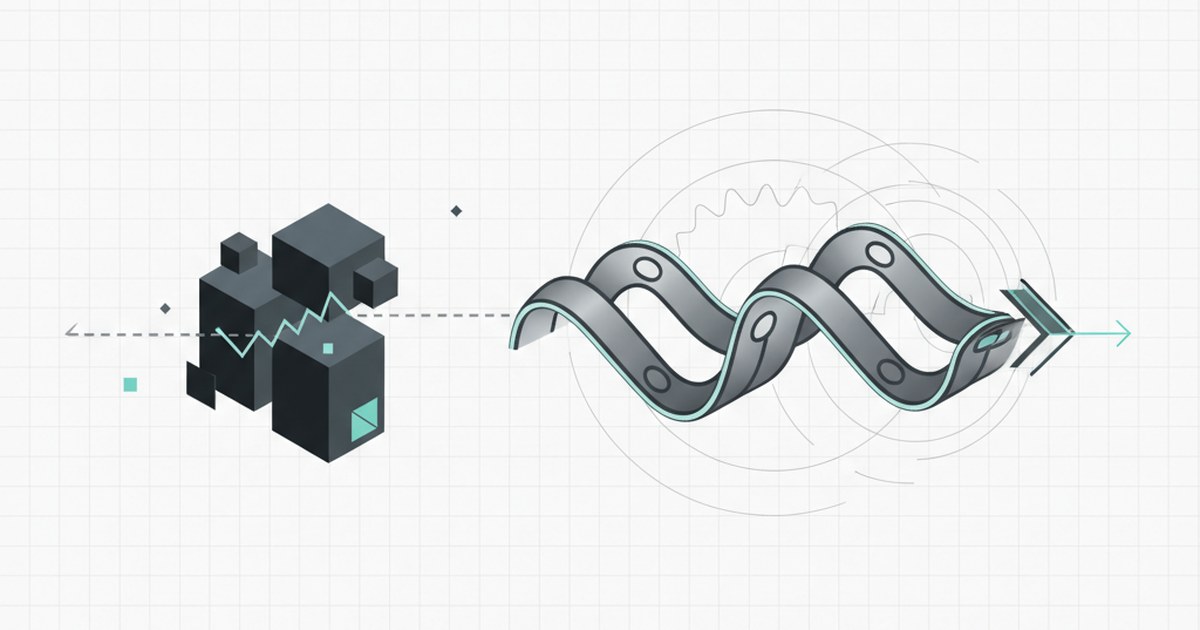 Editorial illustration for: **The Shift From Transaction Management to Flow Management**