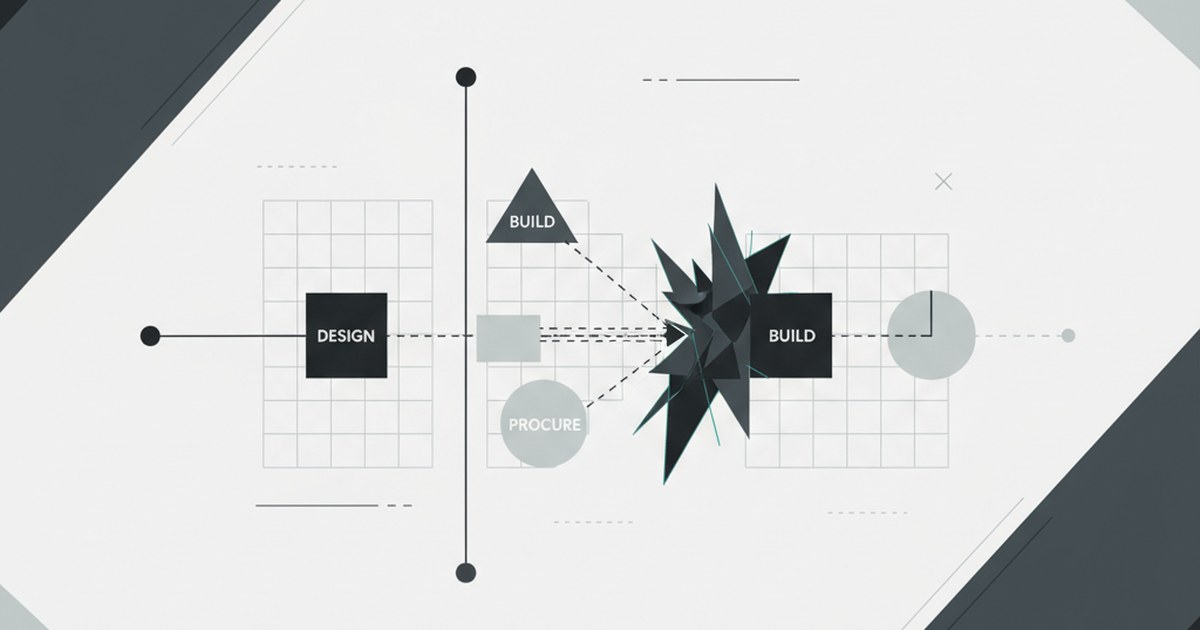 Editorial illustration for: **The Hidden Procurement Bottlenecks Inside Capital Projects**