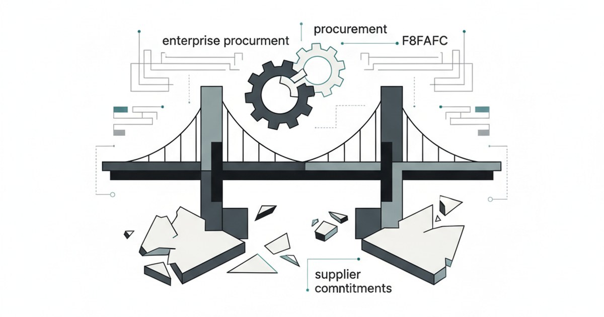 Editorial illustration for: **Maintaining Supplier Commitments in Times of Disruption**