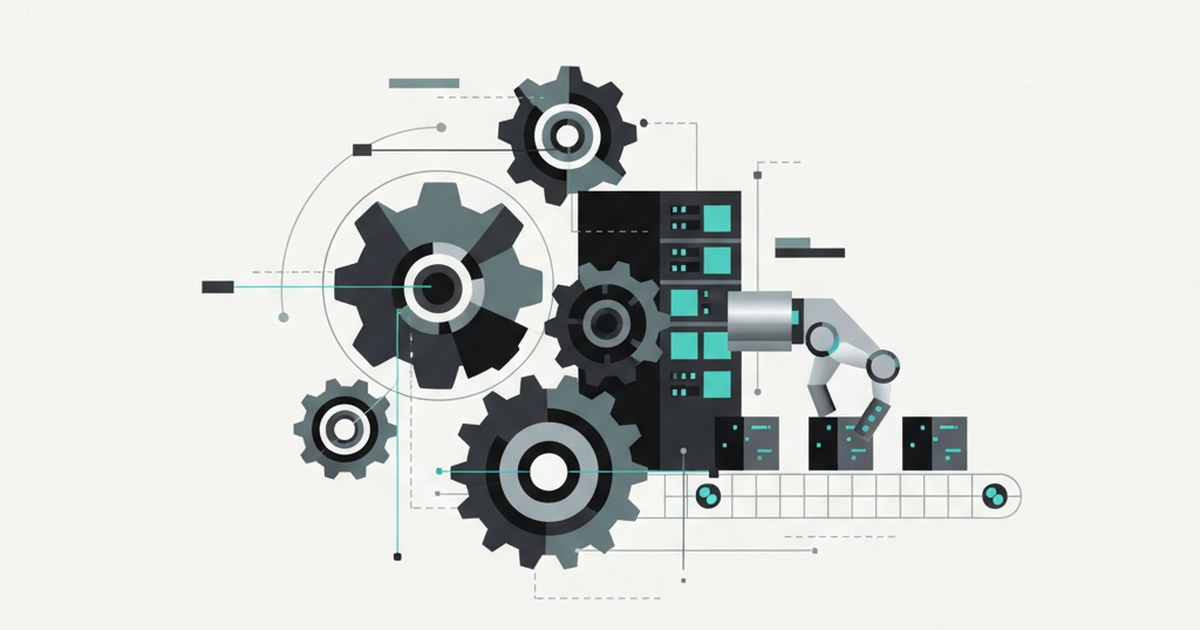 Editorial illustration for: **How to Automate Without Losing Precision**