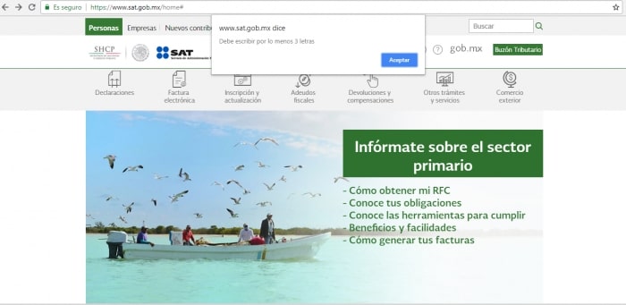 Nuevo portal del SAT