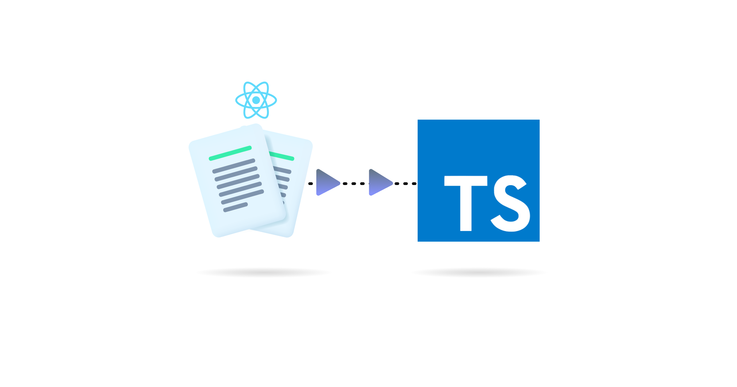 Blog title image for the blog post: How to Migrate your React Project to TypeScript