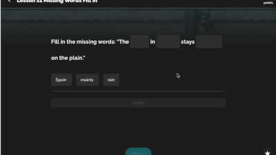Missing Word Challenge