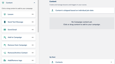 Adding Lessons to Your Course