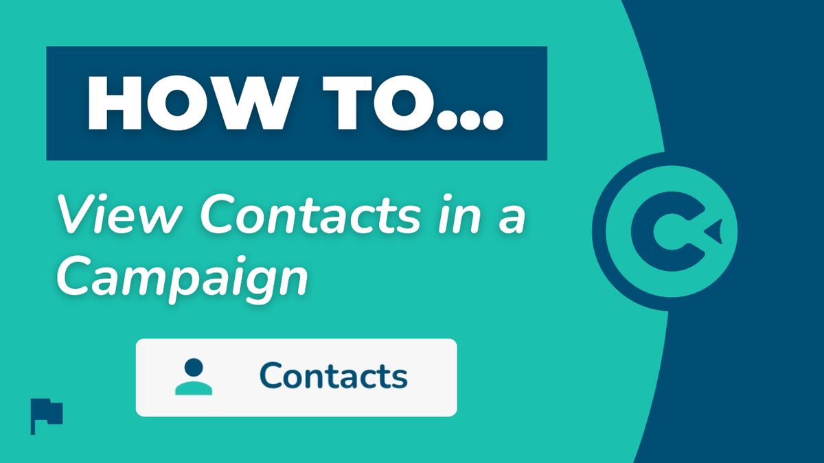 How to View Contacts in Your Campaign