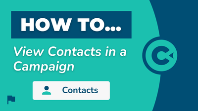 How to View Contacts in Your Campaign