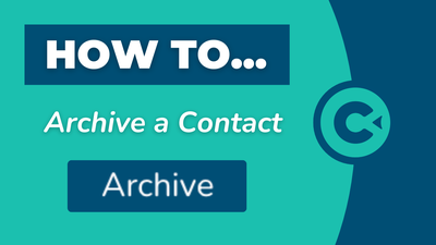 How to Archive (& Unarchive) a Contact
