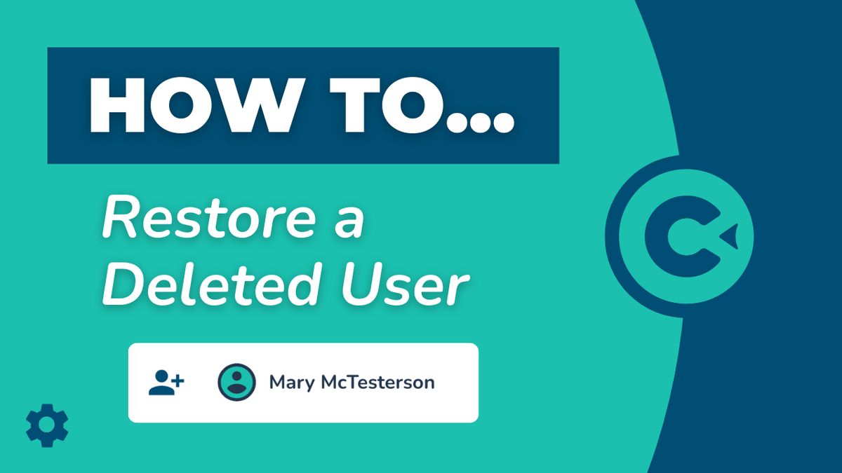 How to Restore a Deleted User