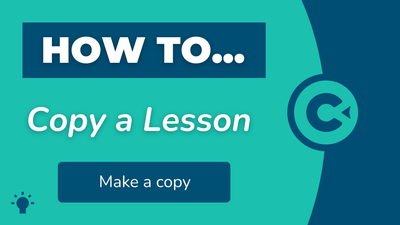 How to Copy a Lesson