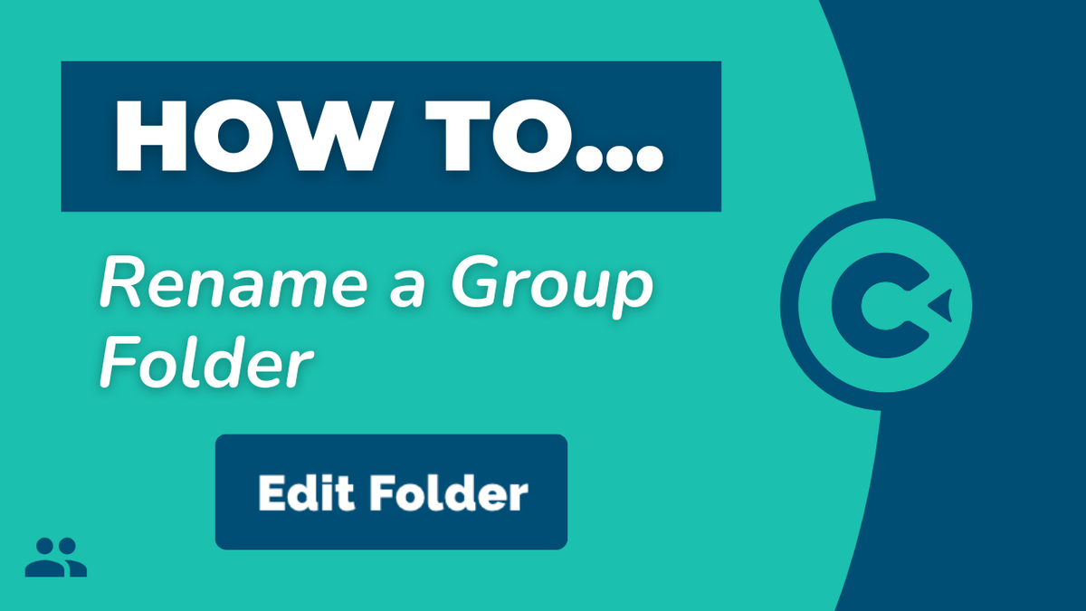 How to Rename a Group Folder