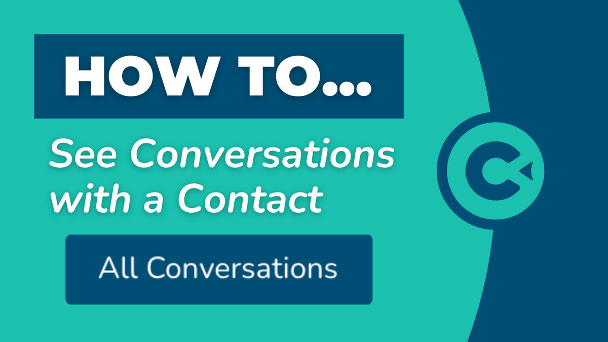 How to See Conversations with Contacts