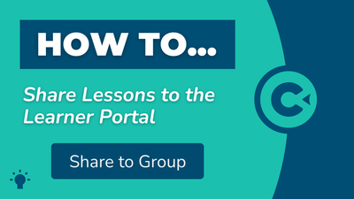How to Share a Lessons Folder to the Portal
