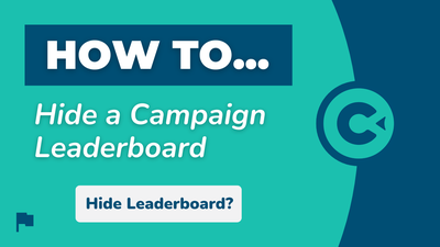 How to Hide a Campaign Leaderboard