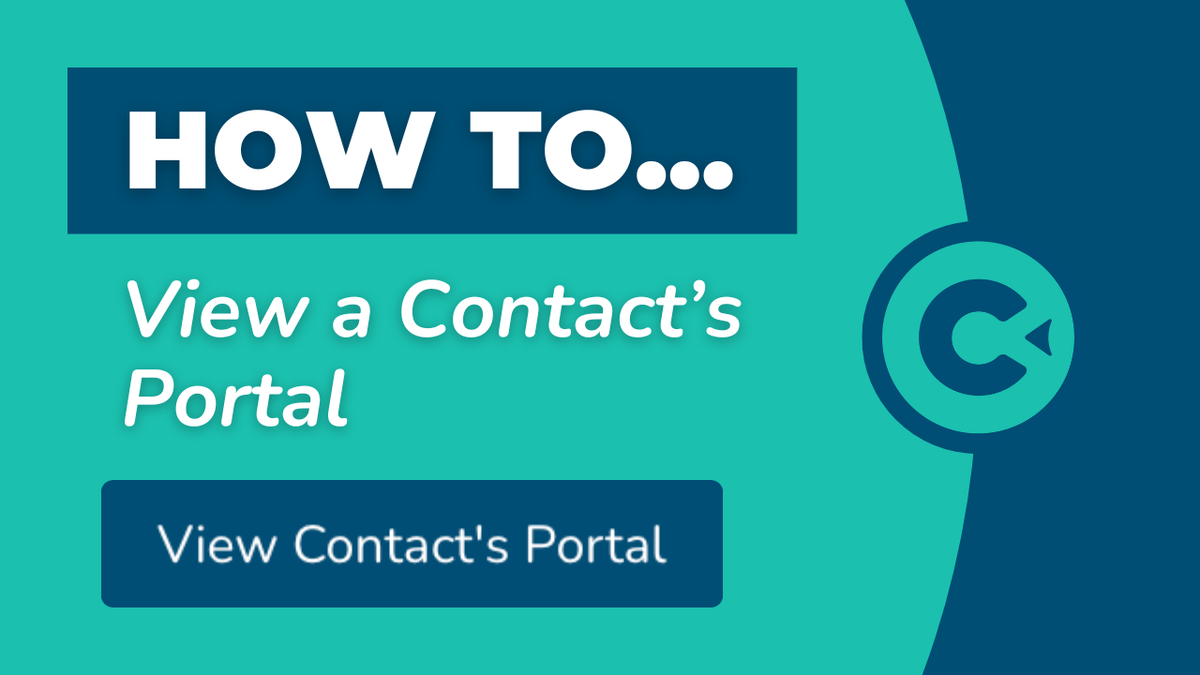 How to View (& Share) a Contact's Portal