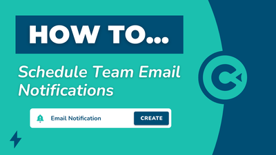 How to Schedule a Team Email Notification