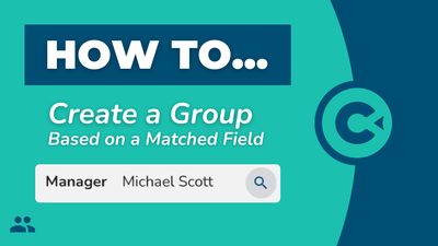 How to Create a Group Based on a Matched Field