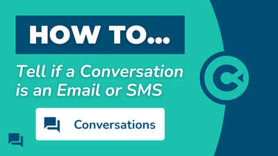 How to Tell if a Conversation is an Email or SMS
