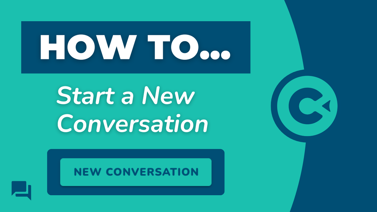 How to Start a New Conversation