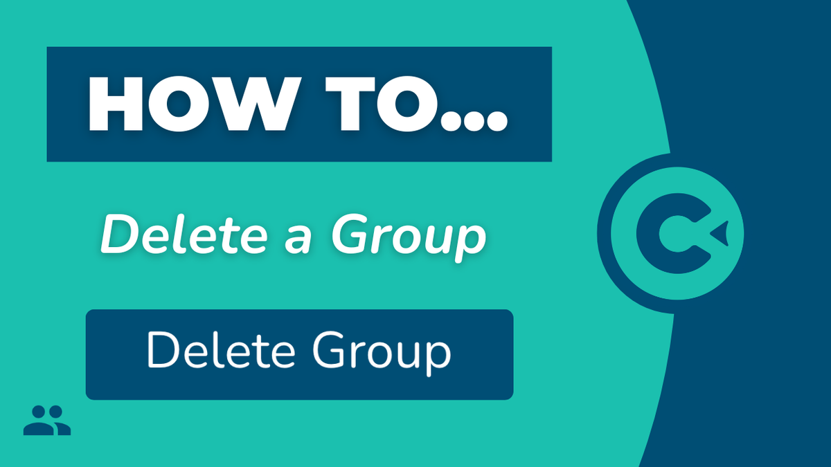 How to Delete a Group