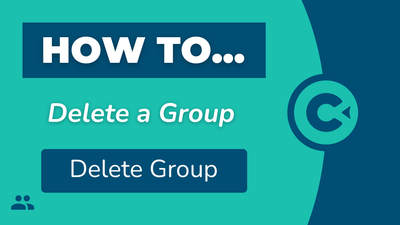 How to Delete a Group
