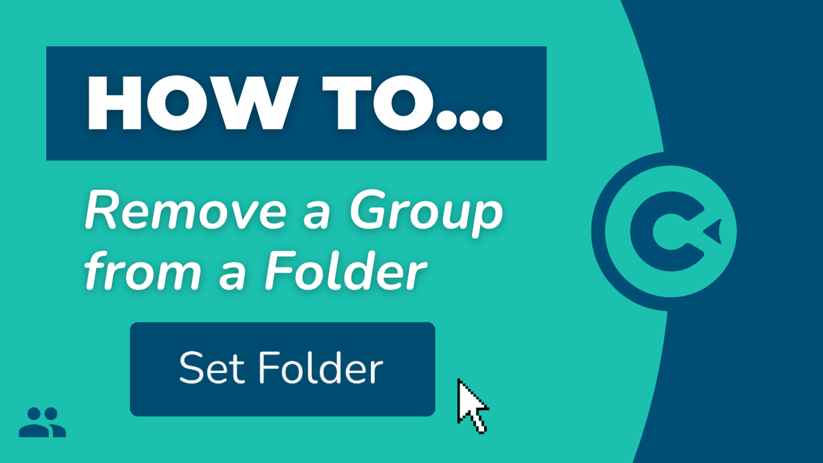 How to Remove a Group From a Folder
