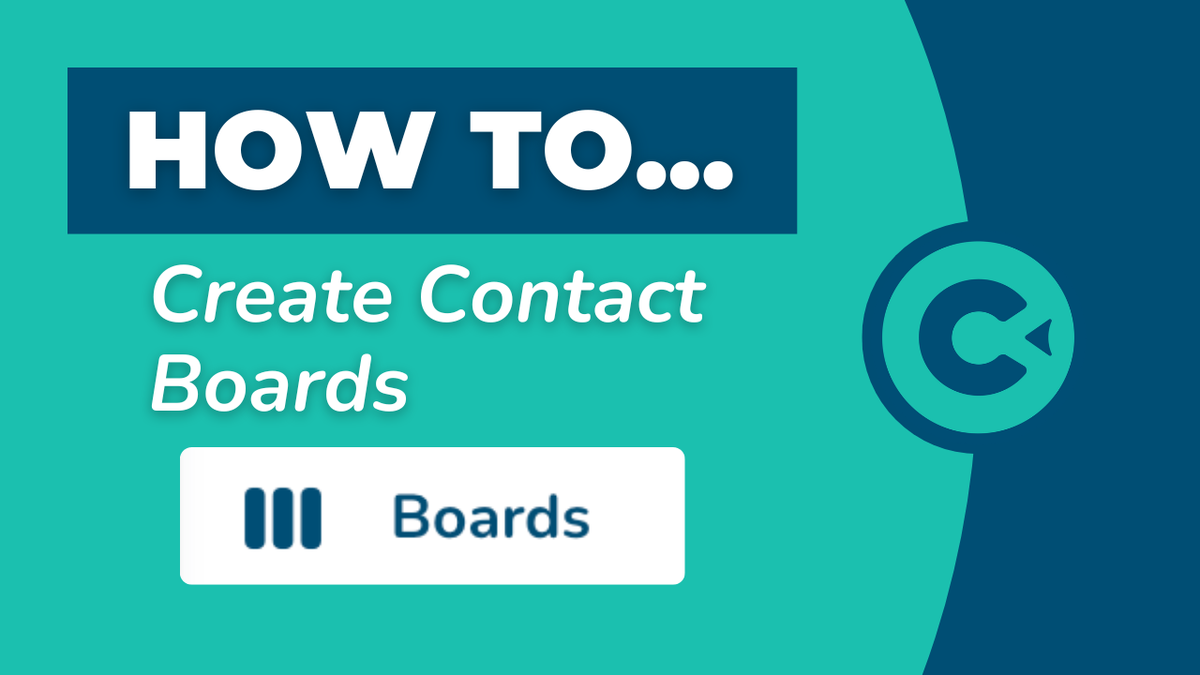 How to Create Contact Boards