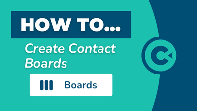 How to Create Contact Boards