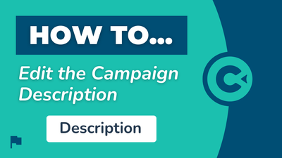 How to Edit the Campaign Description