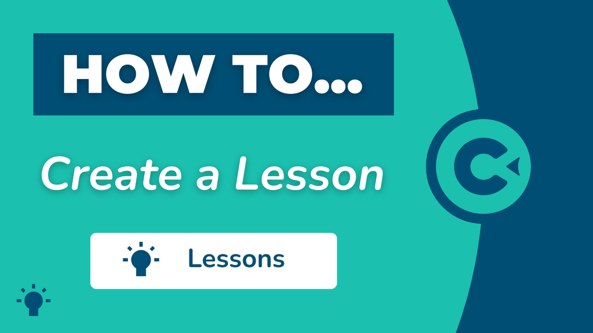 How to Create a Lesson