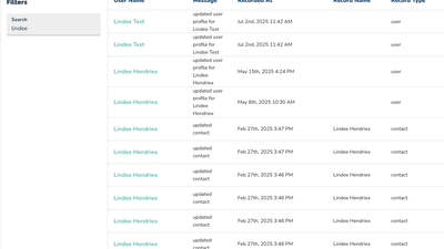 Audit Log Report