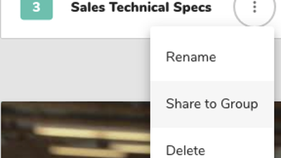 Sharing a Folder of Lessons to Specific Groups