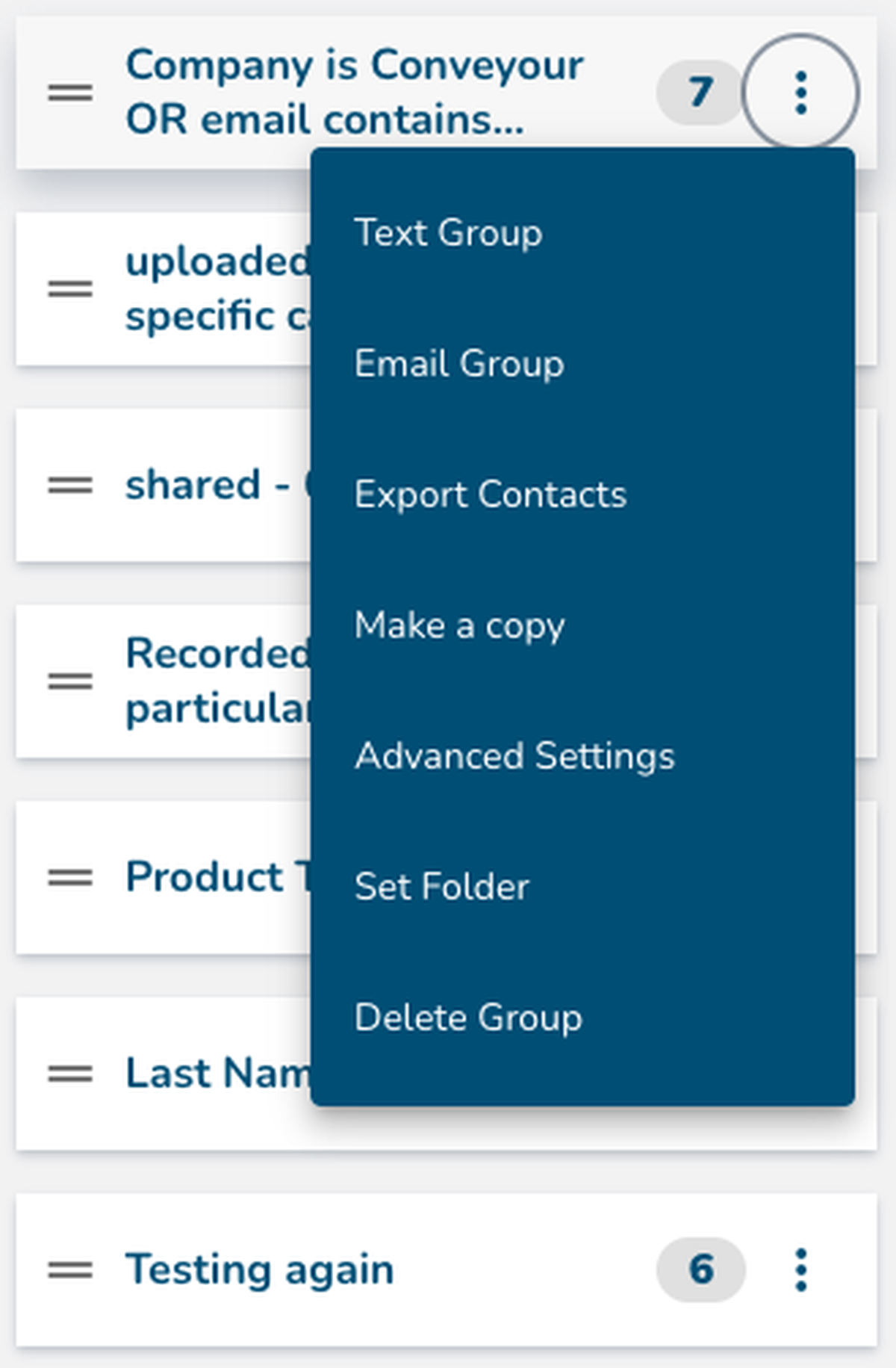Downloading From ConveYour or Pulling From Other Applications