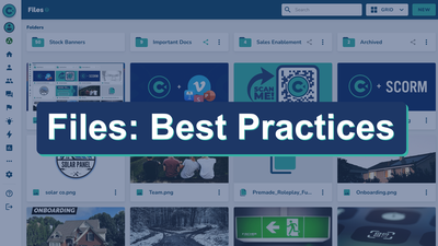 📂 Files: Best Practices