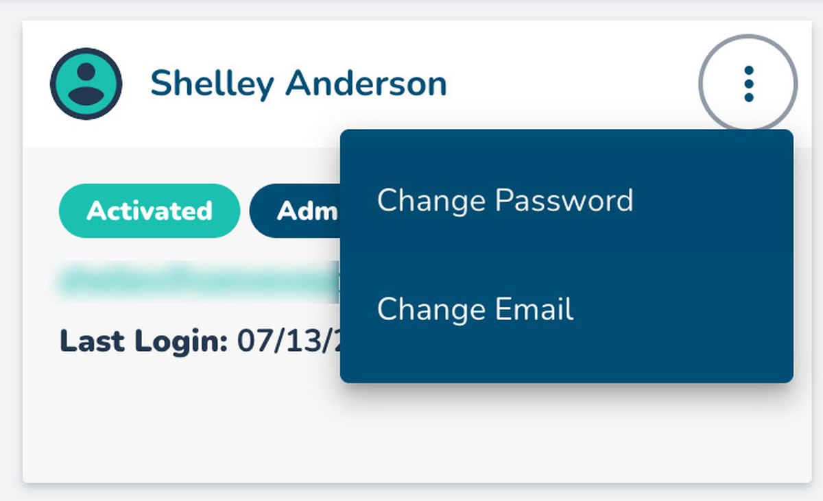 Resetting Your Password
