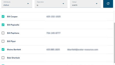 Managing Contacts in Campaigns