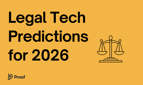 Legal Tech Predictions for 2026