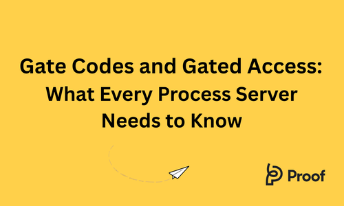 Gate Codes and Gated Access: What Every Process Server Needs to Know
