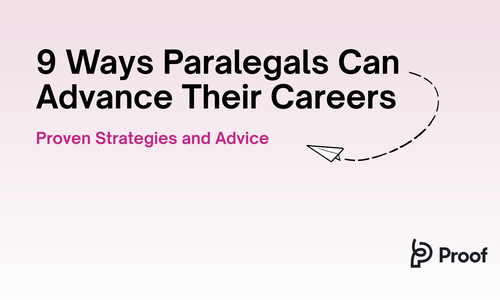 9 Ways Paralegals Can Advance Their Careers