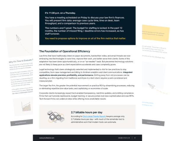 Essential Tech Stack for Enterprise Law Firms graphic