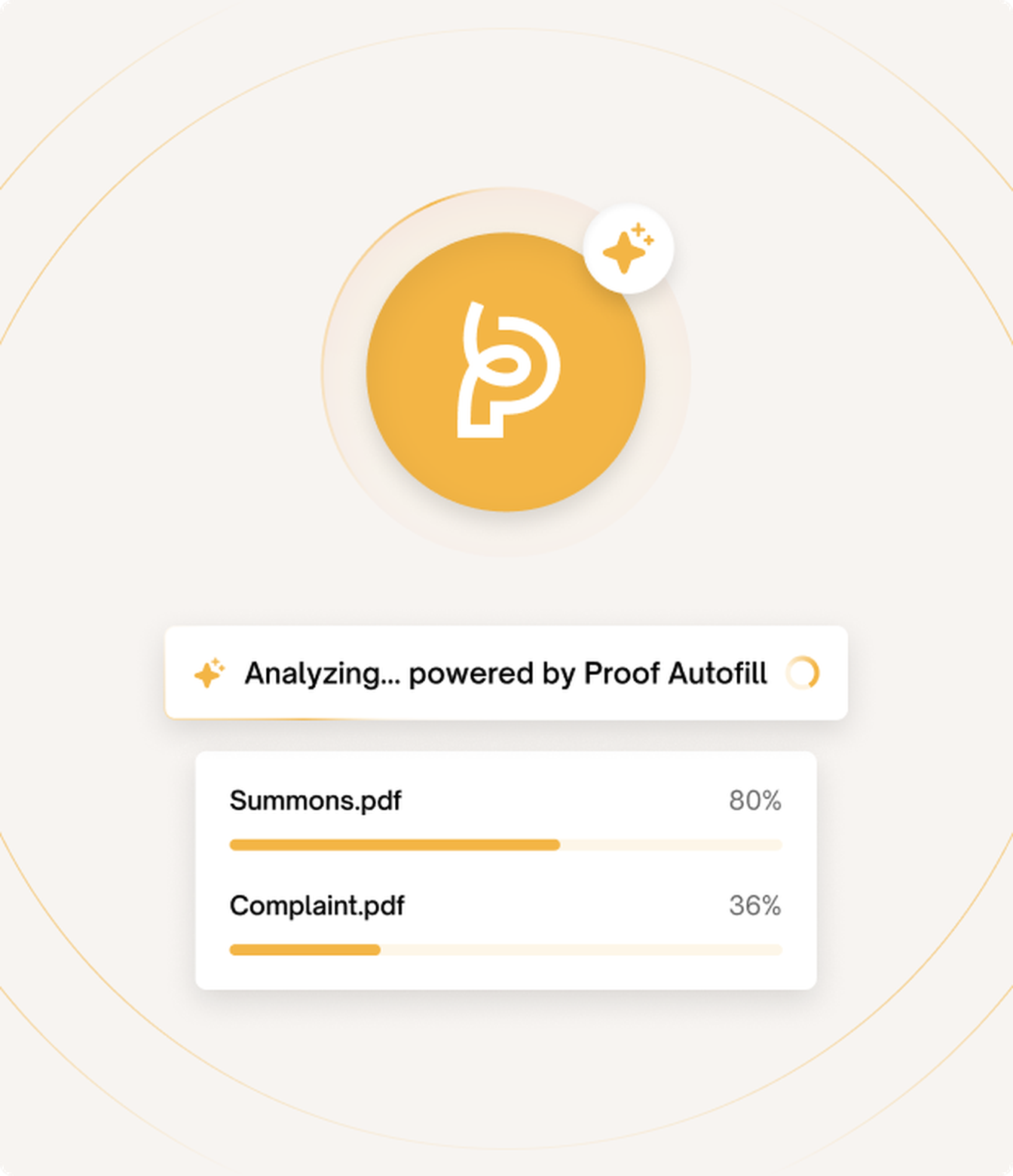 Illustration representing automated serve job generation with Proof Autofill