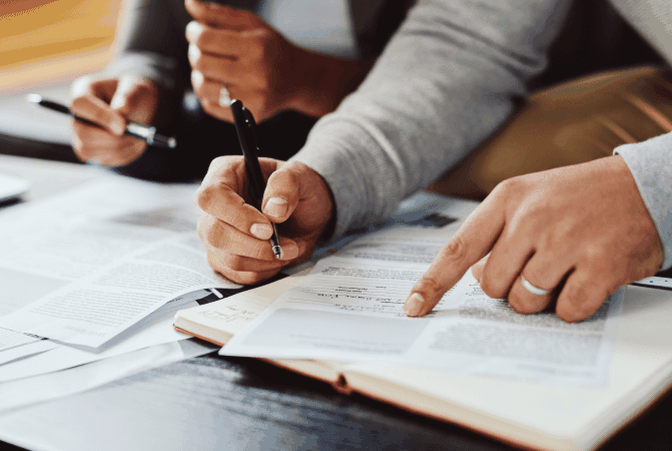 Service of process planning by agents