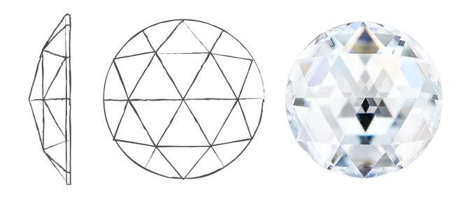 Rose cut 2025 gemstones wholesale