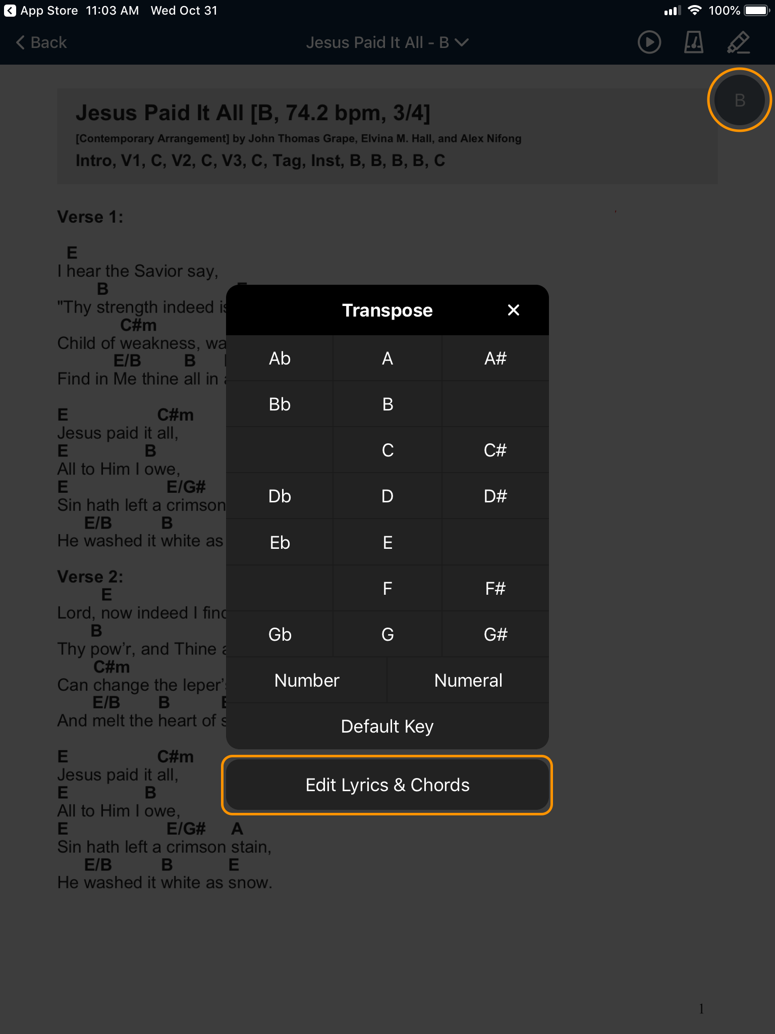 Quick Transpose