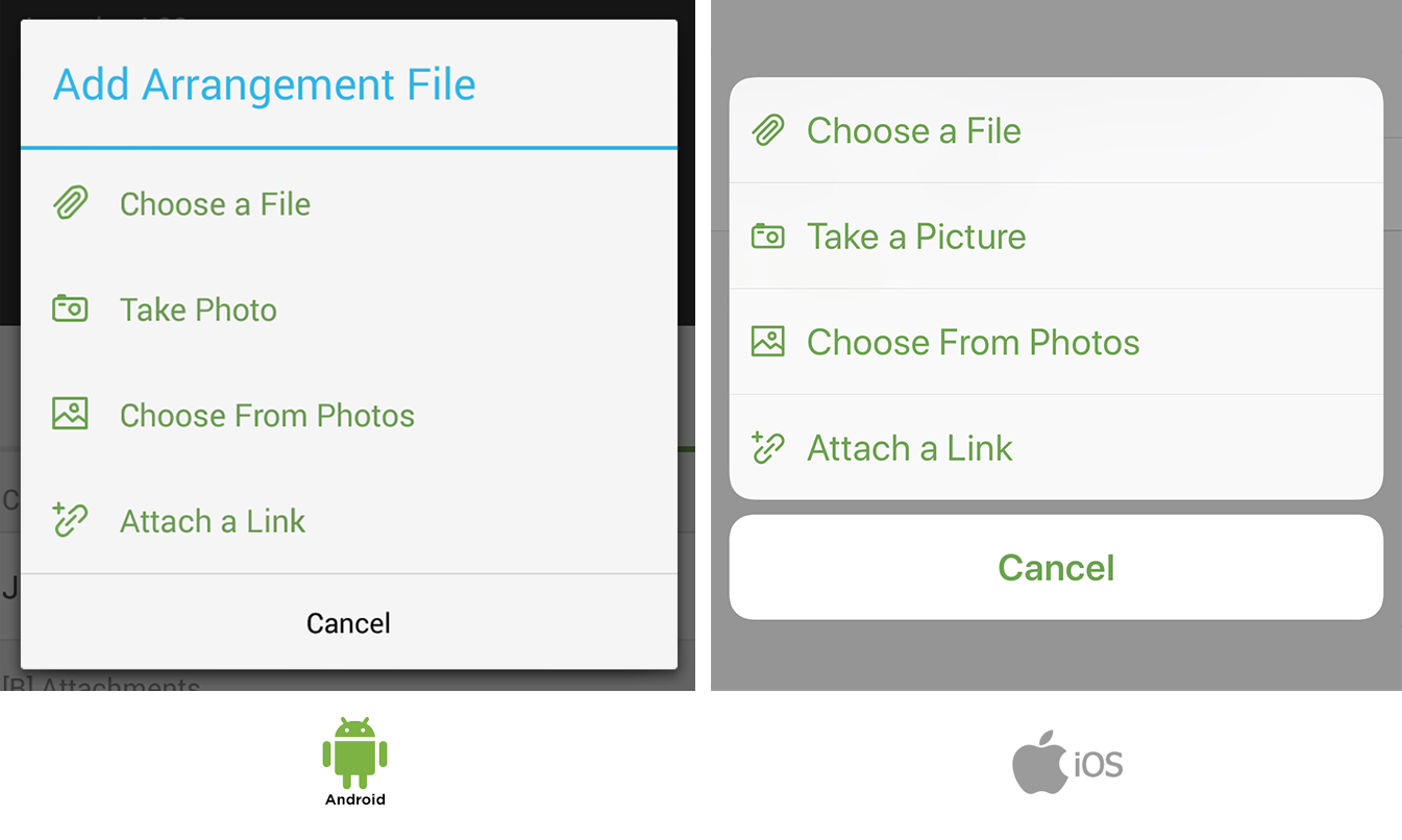 Service Type page