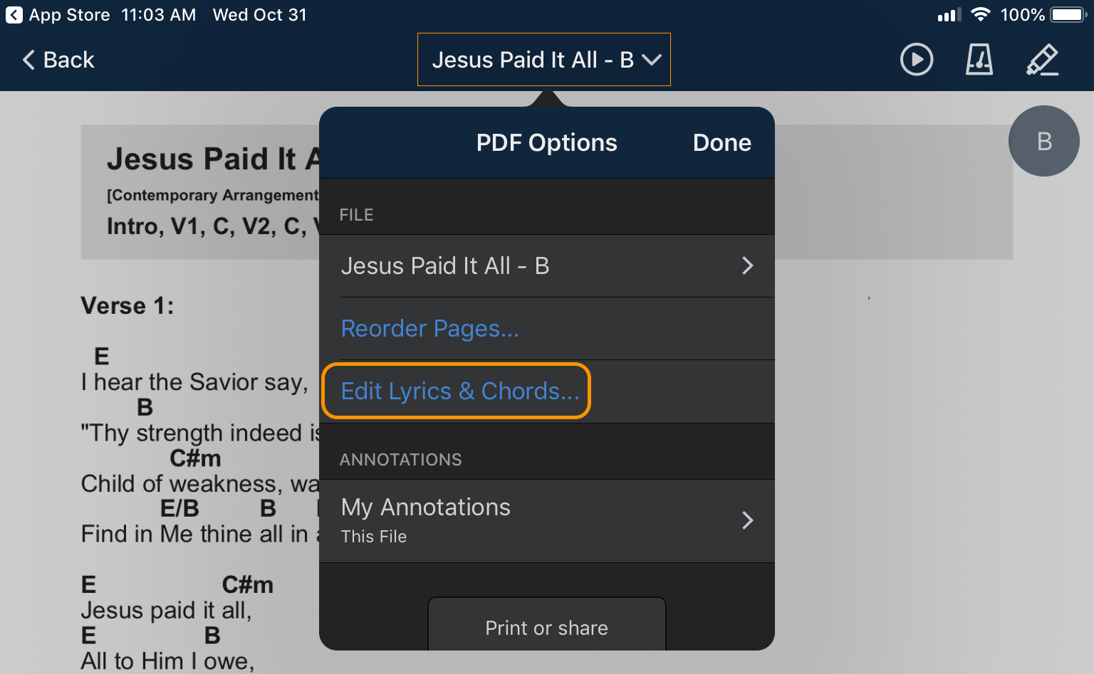 File Menu