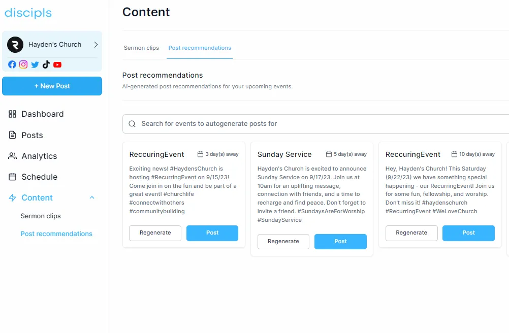 Discipls.io integration screenshot 2