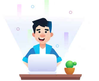 Girl using planning center software